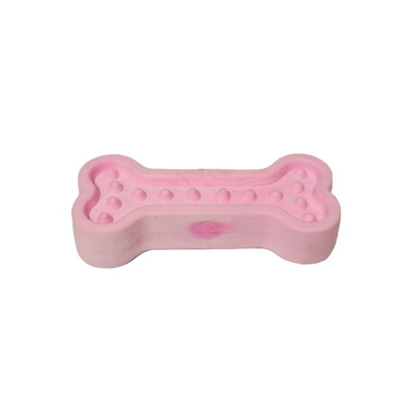 HOMEPET Foam TPR Puppy 13 см х 6 см игрушка для собак косточка розовая