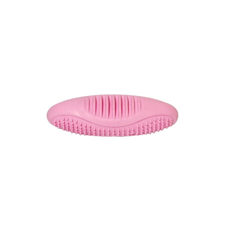 HOMEPET Dental 12 см игрушка для собак регби розовая