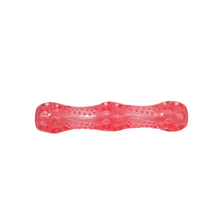 HOMEPET TPR 27 см игрушка для собак палочка с пищалкой красная