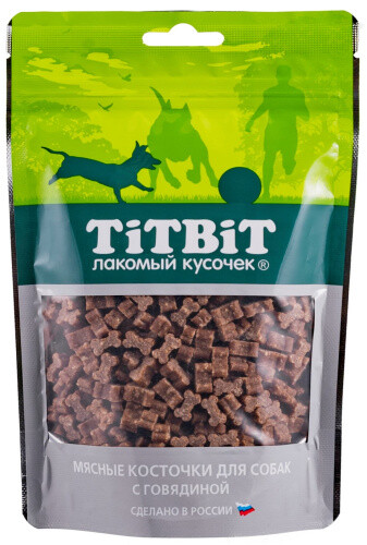 TITBIT 145 г мясные косточки для собак с говядиной