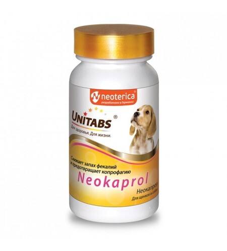 UNITABS Neokaprol 100 таб для собак и щенков