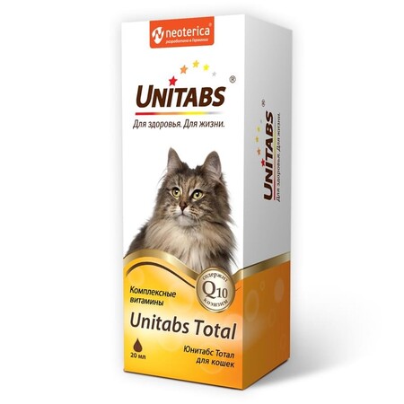 UNITABS Total 20 мл витаминно-минеральных комплексов для кошек