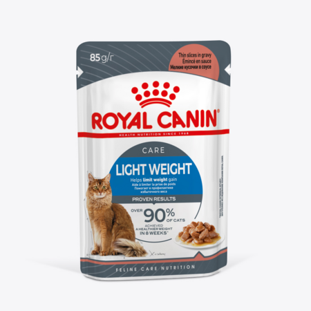 ROYAL CANIN LIGHT WEIGHT CARE 85 г пауч соус влажный корм для кошек старше 1-го года, склонных к полноте