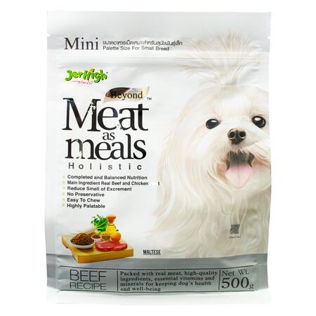 JerHigh Meat as Meals 500 г полувлажный корм для собак всех пород с говядиной