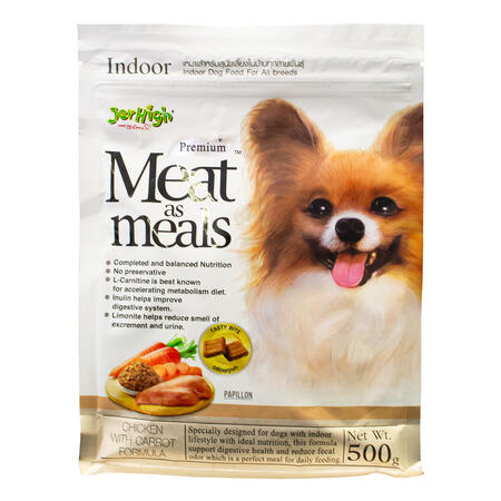 JerHigh Meat as Meals 500 г полувлажный корм для собак всех пород куриное мясо с морковью