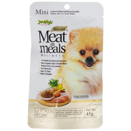 JerHigh Meat as Meals 45 г полувлажный корм для собак всех пород с курицей 1х5