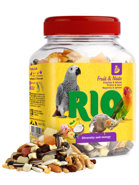 RIO Fruit nuts 160 г лакомство смесь фрукты и орехи 1х6