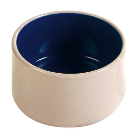 TRIXIE 0,1 л 7 см миска для грызунов керамическая кремово-голубая