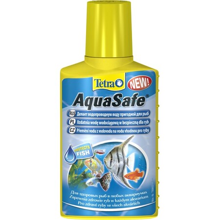 TETRA AQUA SAFE 100 мл препарат для подготовки водопроводной воды в воду, пригодную для обитания аквариумных рыб