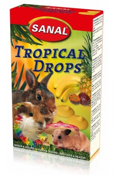 SANAL 45 г дропсы для грызунов тропические