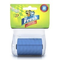 Mr.Fresh 20 шт пакеты для уборки фекалий сменный рулон