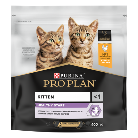 PRO PLAN® Healthy Start сухой корм для котят, беременных и кормящих кошек с курицей