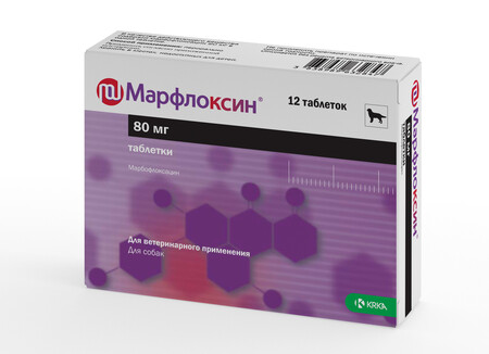 КРКА МАРФЛОКСИН №12 80 мг антибиотик широкого спектра действия