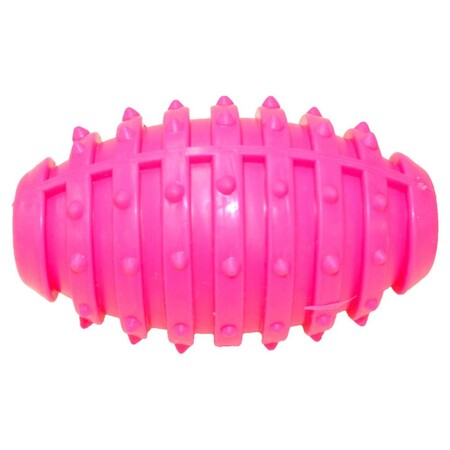 HOMEPET TPR 9,7 см игрушка для собак мяч регби с колокольчиком