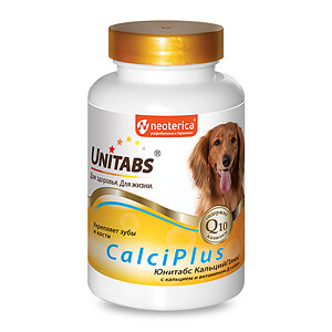 UNITABS CalciPlus с Q10 100 таб c кальцием, фосфором и витамином D для собак