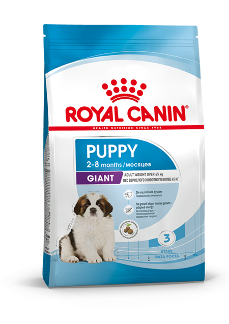 ROYAL CANIN GIANT PUPPY корм для щенков с 2 до 8 месяцев