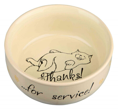 TRIXIE Thanks for Service 11 см 0,3 л миска керамическая для кошки