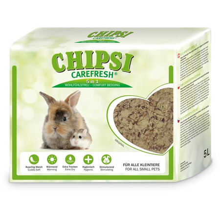 CHIPSI CAREFRESH Original бумажный наполнитель для мелких домашних животных и птиц
