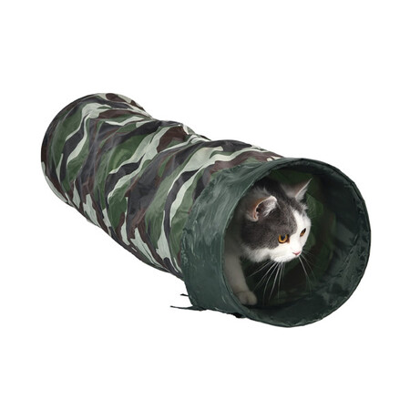HOMECAT 90 см х 25 см игровой тоннель для кошек камуфляж