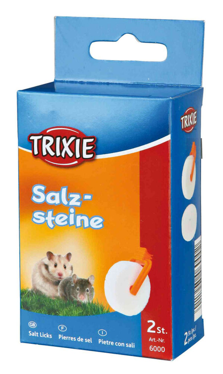 TRIXIE 2 шт х 54 г соль-лизунец с держателем