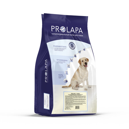 Prolapa Puppy 15 кг полнорационный корм для щенков, беременных и кормящих сук