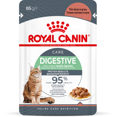 ROYAL CANIN DIGESTIVE CARE 85 г пауч соус влажный корм для кошек с чувствительным пищеварением 1х28