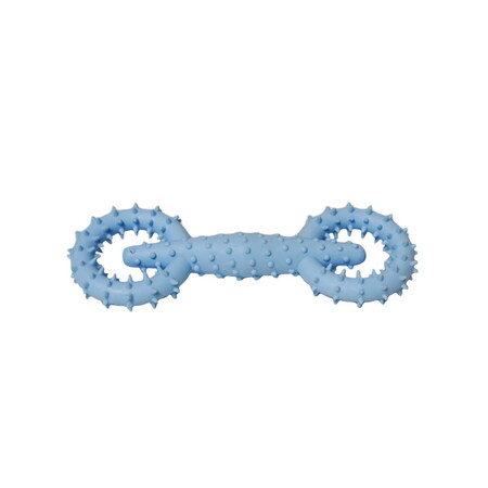 HOMEPET Dental 16 см х 5,8 см игрушка для собак гантель голубая